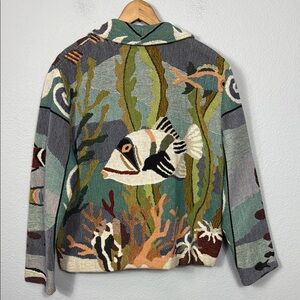 Vintage Claire Murray Tapestry Cropped Jacket‎